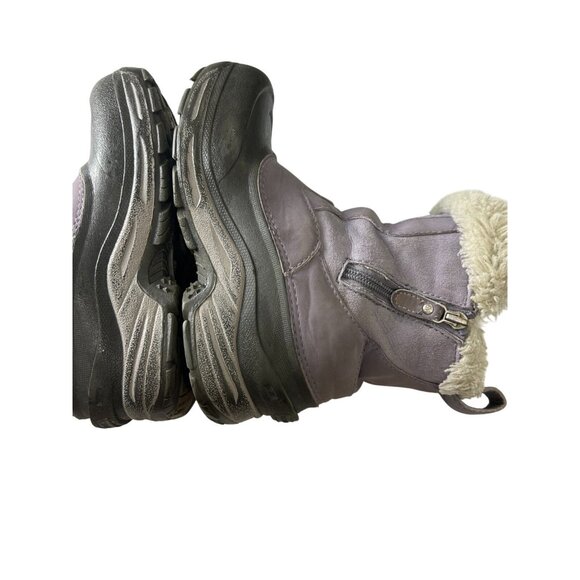 NORTH FACE WINTER BOOTS 400 GRAM Size US 4 Insulation Youth Girls Purple/Black - Picture 6 of 16
